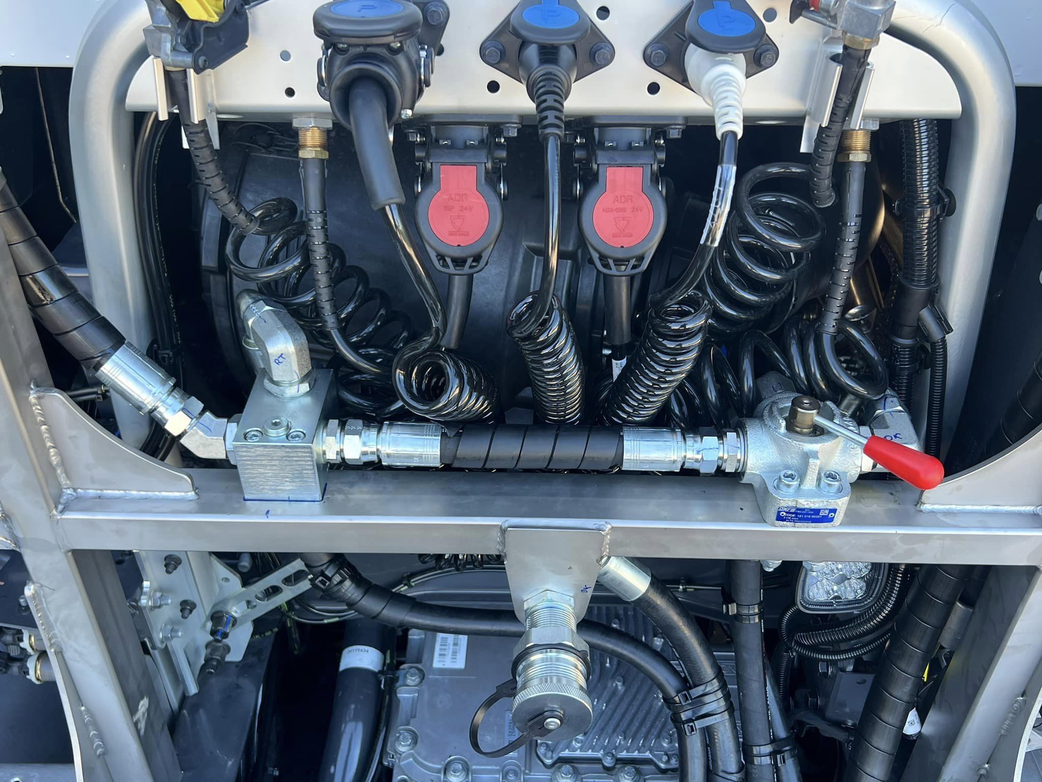 Système hydraulique sur un tracteur Renault