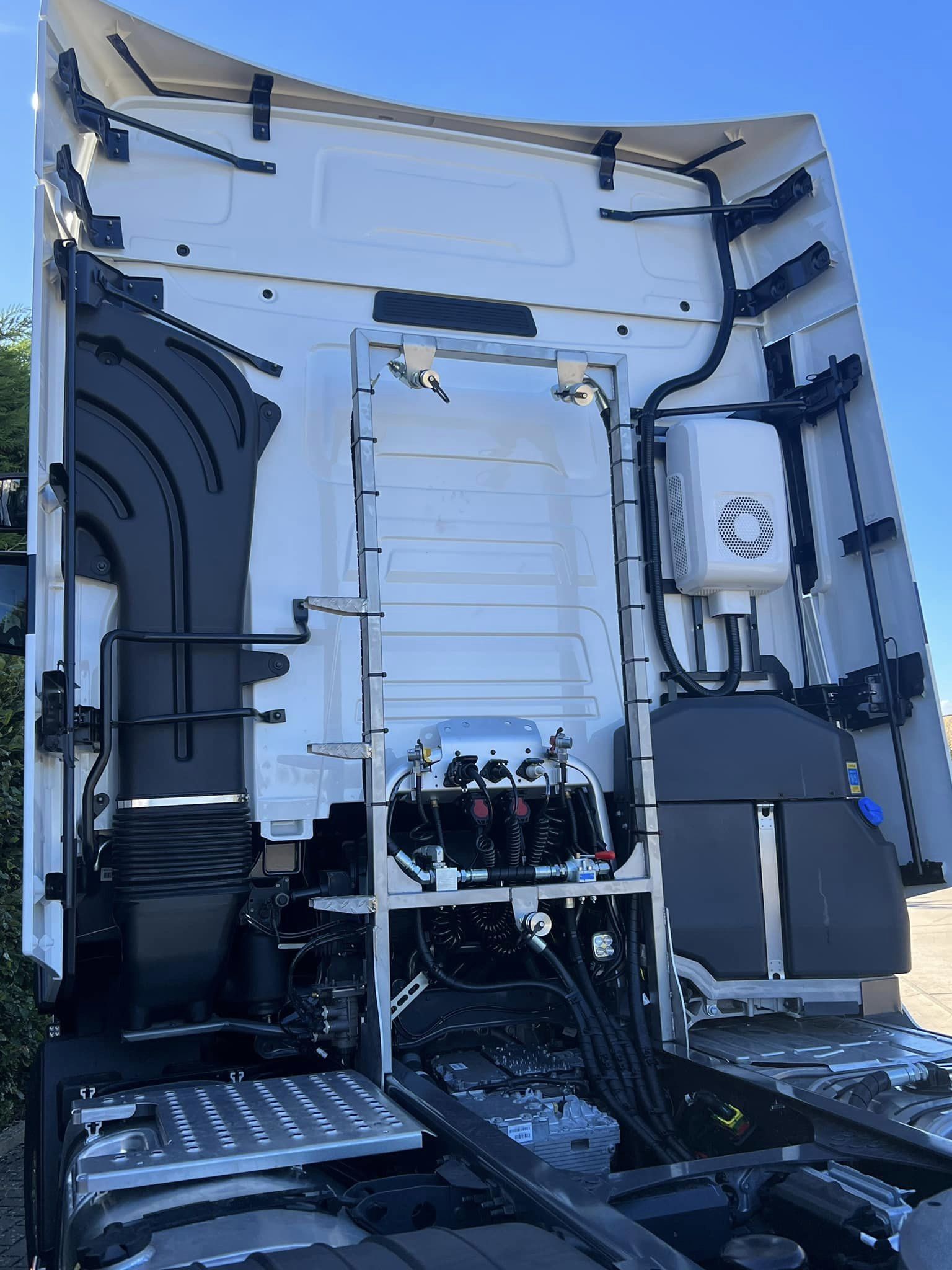 Système hydraulique sur un tracteur Renault