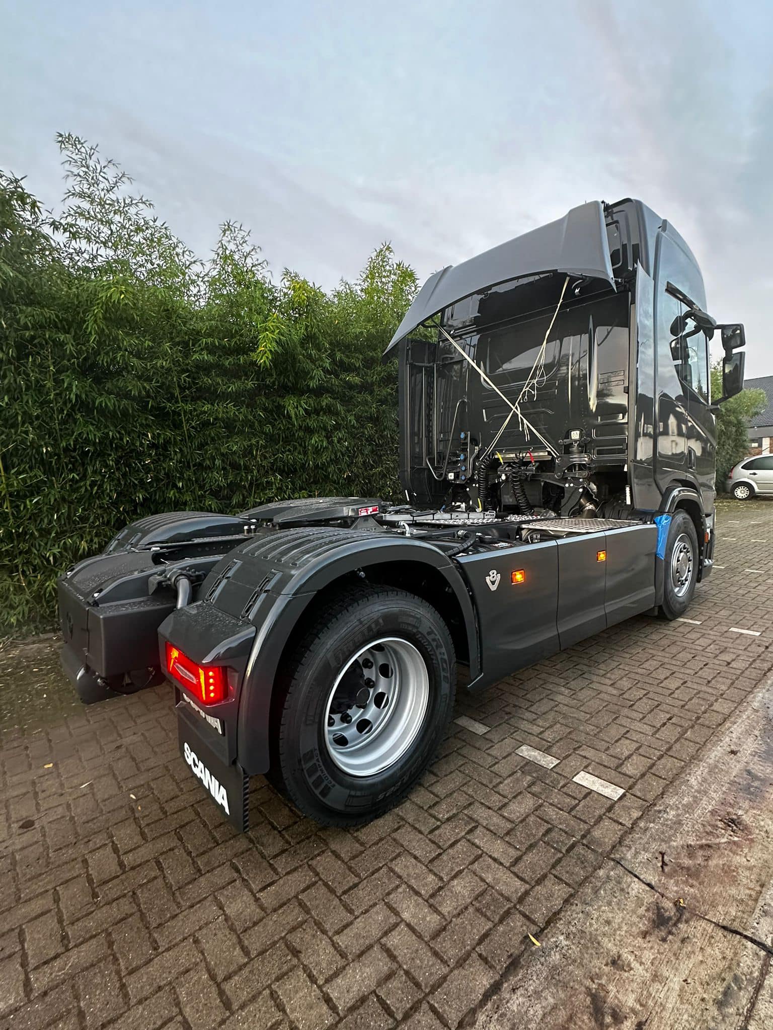 Système hydraulique sur un Scania