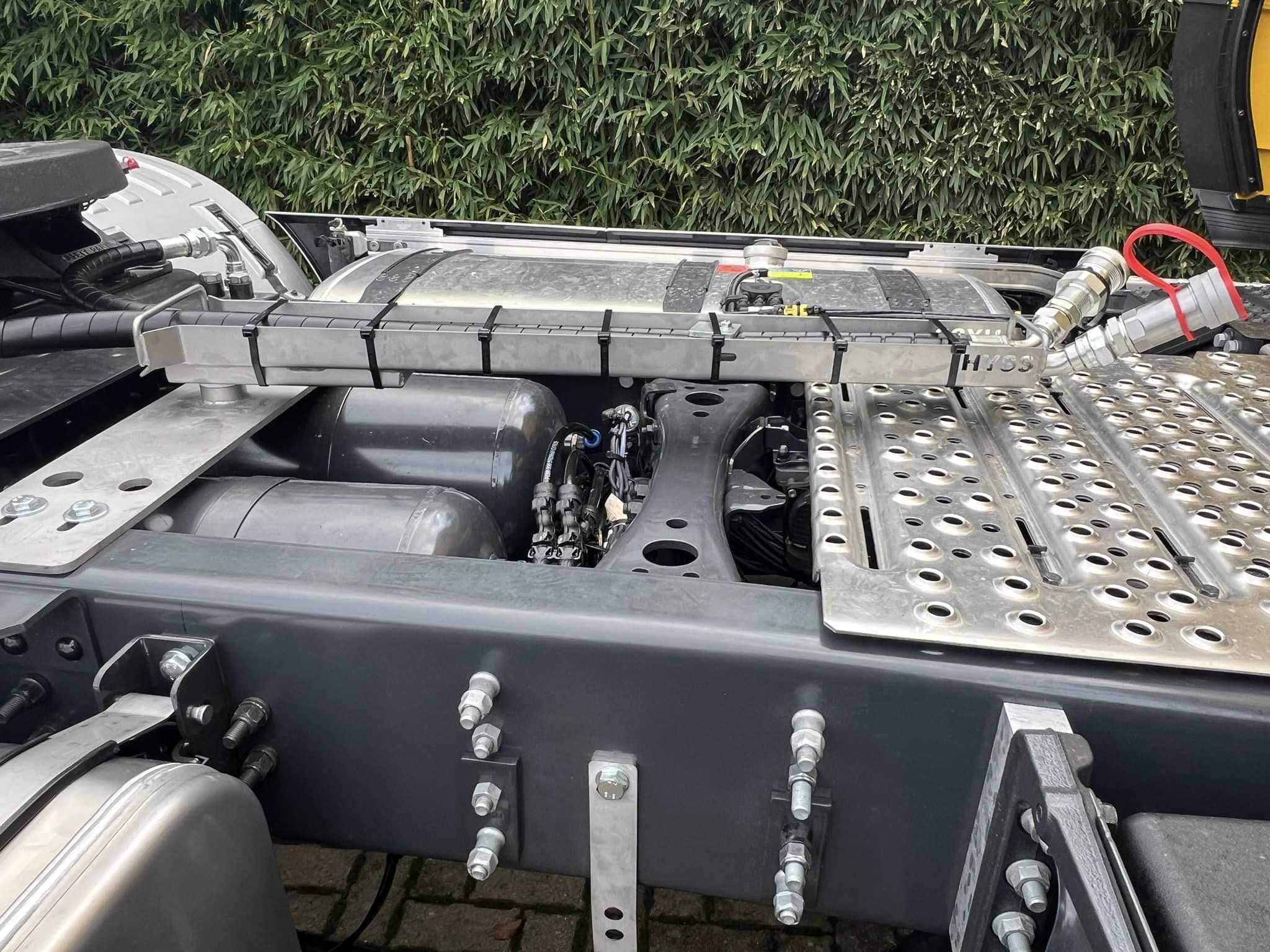 Kit hydraulique sur un Scania