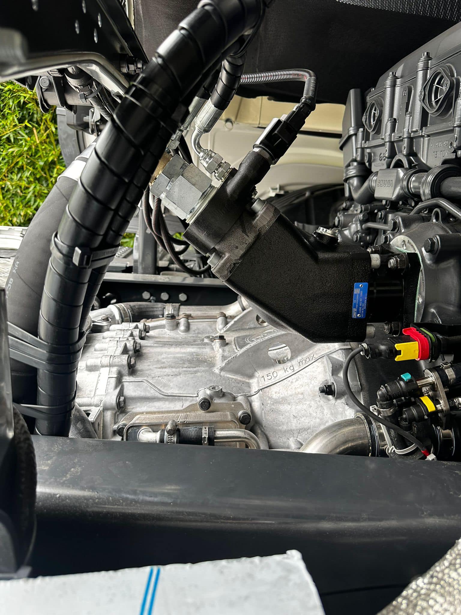 Tracteur Scania 4×2 équipé d’une benne basculante